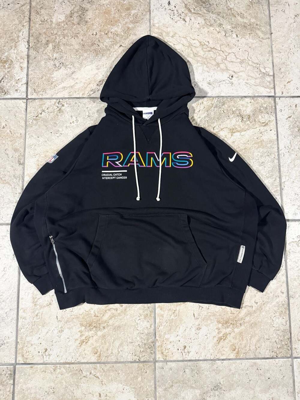 Nike Los Angeles Rams Crucial Catch Hoodie Black